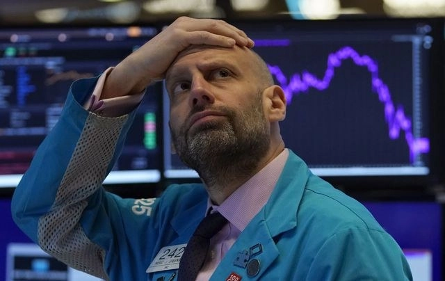 Wall Street abrió con fuertes pérdidas este lunes. Foto Afp 