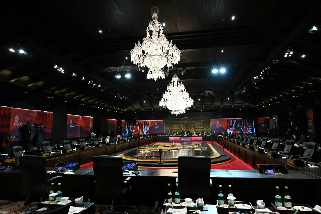 Al margen del G-20 también se celebra un evento sobre la Asociación para la Infraestructura y la Inversión Global, en Nusa Dua, en la isla turística indonesia de Bali. Foto AFP