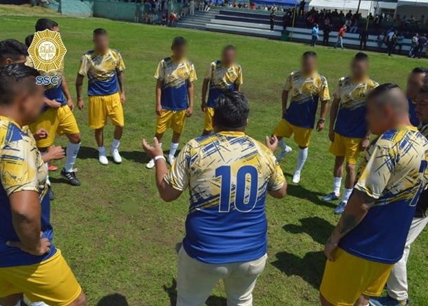 El proyecto durará alrededor de seis meses, donde clubes como el América, Santos, Chivas, Mineros, Mazatlán, Toluca, Puebla y León visitarán diferentes centros de reclusión. Foto Subsecretaría del Sistema Penintenciario