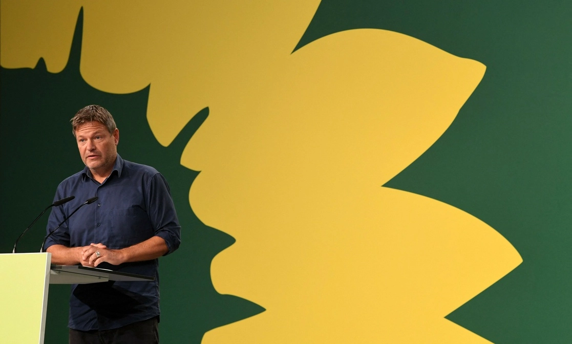 Robert Habeck, codirigente del Partido Verde de Alemania. Foto Afp