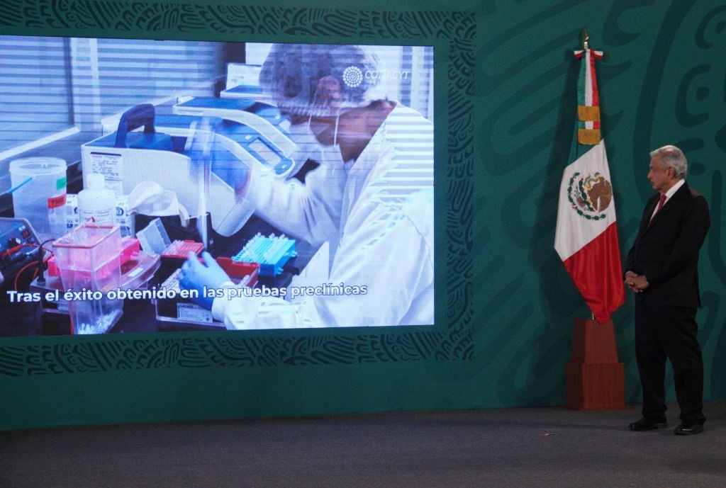 Mexico’s Covid-19 Vaccine “Patria” Ready for Application, Announces President López Obrador