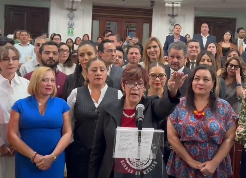 Patricia Ramírez Kuri rindió protesta ante el Congreso local como titular de la dirección general del Instituto de Planeación Democrática y Prospectiva de la CDMX. Foto 