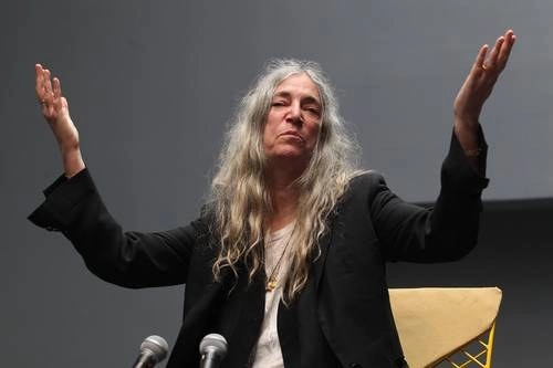 La cantante Patti Smitt apoya a la organización Pathway contra el cambio climático. Foto José Antonio López / Archivo