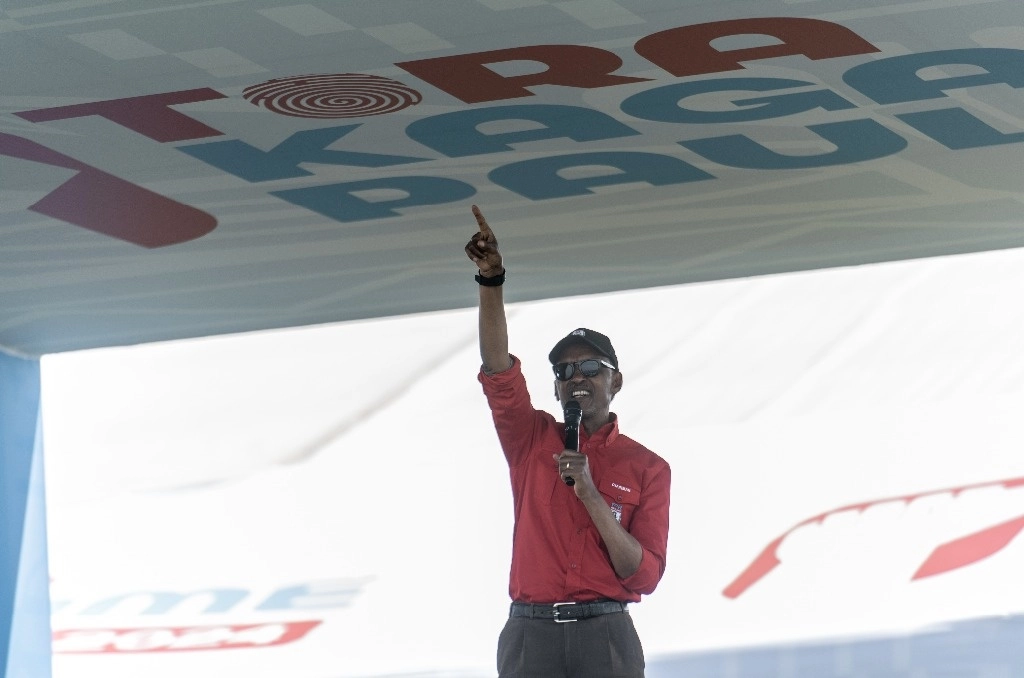 El presidente ruandés, Paul Kagame, consiguió una aplastante victoria en las elecciones presidenciales. Foto Xinhua