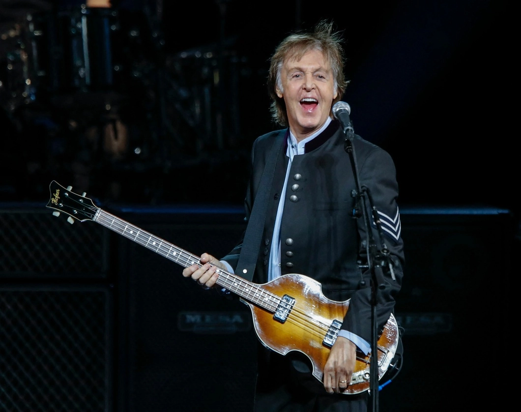 Paul McCartney durante un concierto en Illinois, el 27 de julio de 2017. Foto Afp 