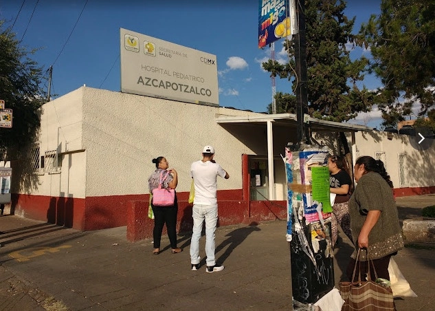 En lo que va de este año, el hospital Pediátrico Azcapotzalco ha atendido a 720 niños con enfermedades respiratorias crónicas. Imagen tomada de Google Maps
