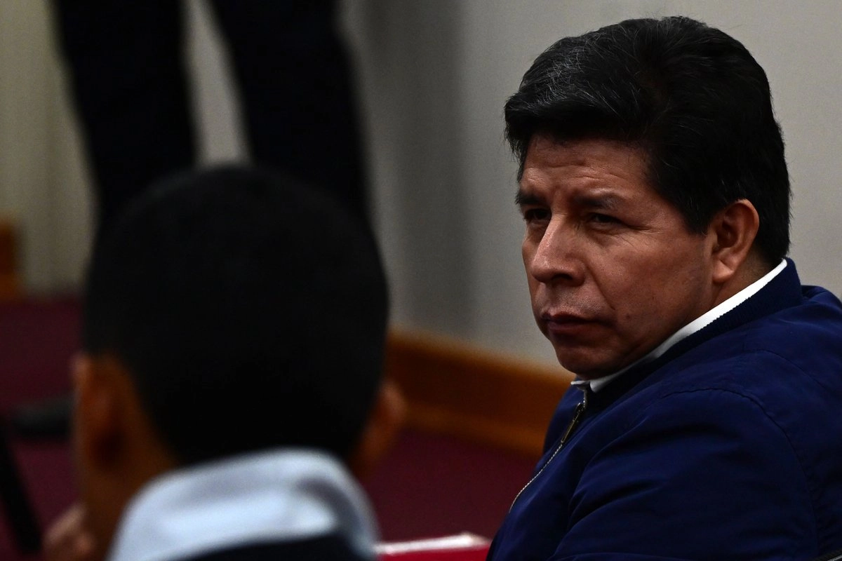 El ex presidente de Perú, Pedro Castillo, fue sentenciado por rebelión y conspiración, debido a su intento de disolver el Congreso el 7 de diciembre de 2022. Foto 