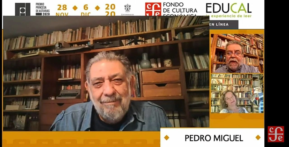 Captura de pantalla de la presentación de ‘El último suspiro del conquistador’ en la FIL Guadalajara.