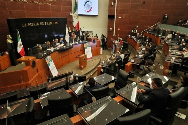A través del PEF 2022 se busca incrementar el gasto del Senado. Foto Marco Peláez
