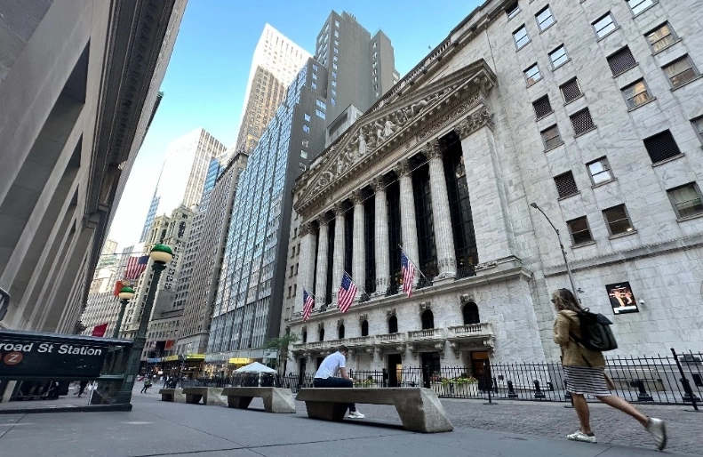La Bolsa de Valores de Nueva York sen imagen de archivo.