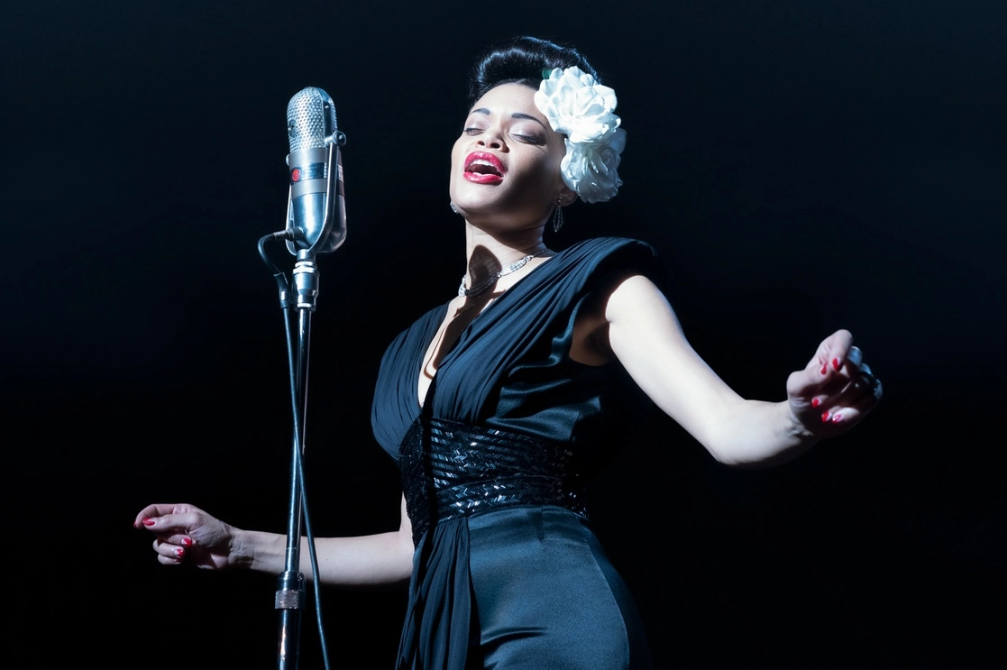 En esta imagen publicada por Paramount Pictures se muestra a Andra Day en ‘The United States vs. Billie Holiday’. Foto Ap