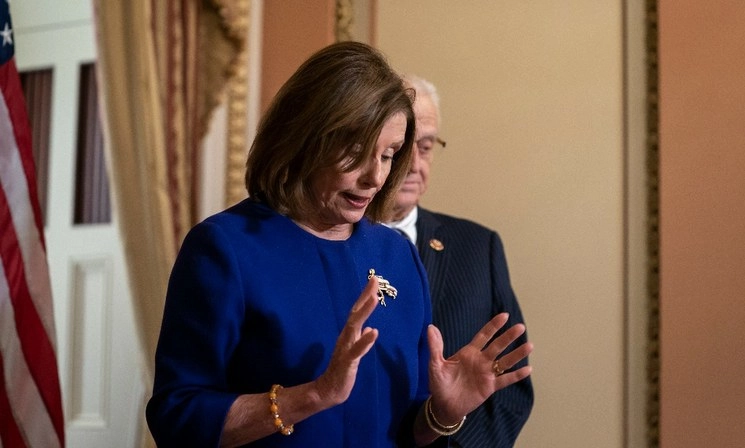 Nancy Pelosi, presidenta de la Cámara de Representantes de Estados Unidos. Foto Ap