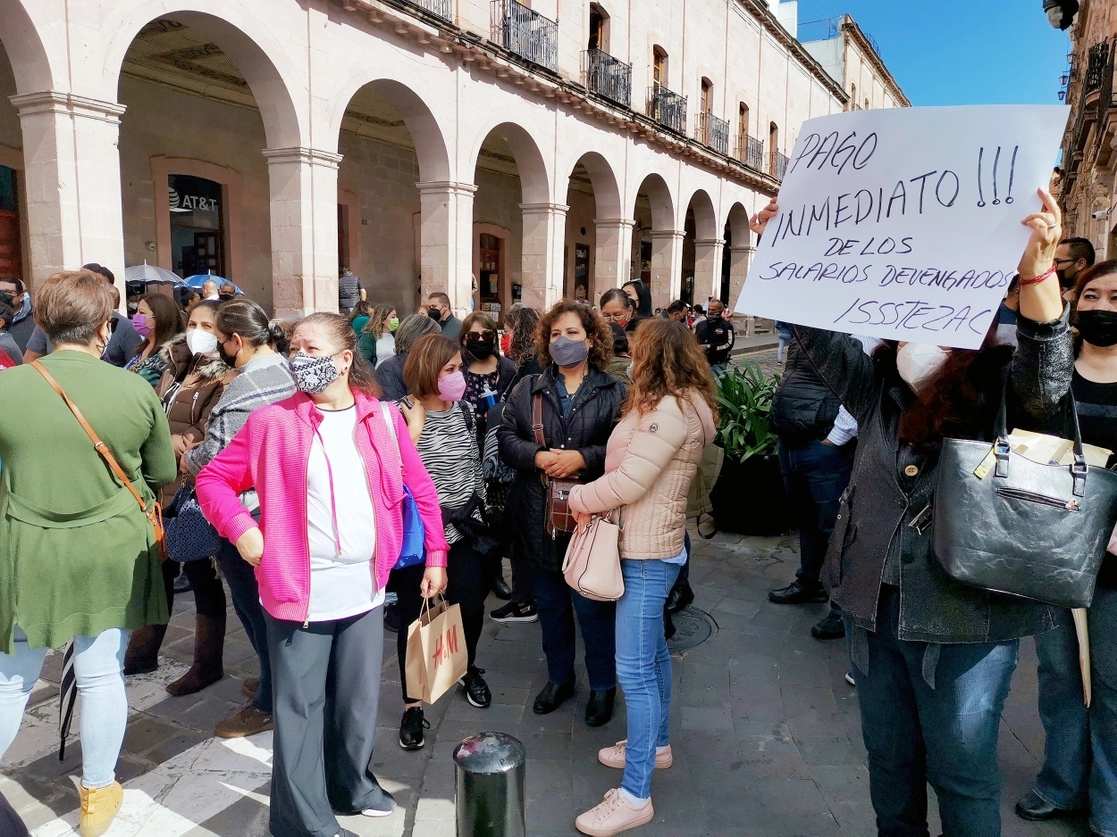 La protesta se realizó durante varias horas. Foto 'La Jornada'