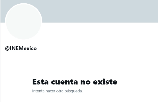 En medio de la jornada electoral, cuenta del INE en Twitter no esta disponible por el momento. Foto Twitter