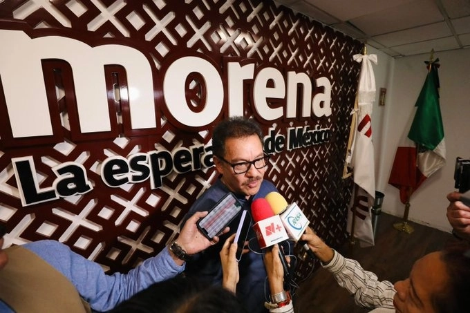 Ignacio Mier, líder de la bacanda de Morena en la Cámara de Diputados. Foto @NachoMierV