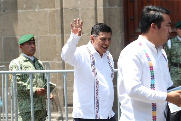 El gobernador de Oaxaca, Salomón Jara en imagen de archivo. Foto Luis Castillo 