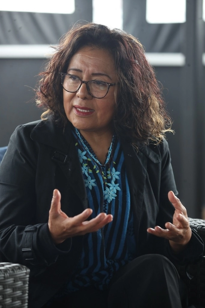 Inés González Nicolás, titular de la Secretaría de Trabajo y Fomento al Empleo de CDMX. Foto Yazmín Ortega Cortés / Archivo