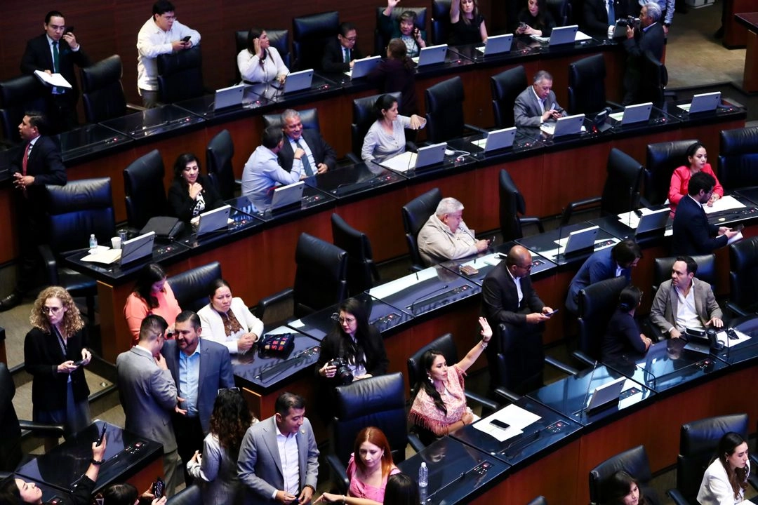 Sala de sesiones del Senado de la República en imagen de archivo. Foto 