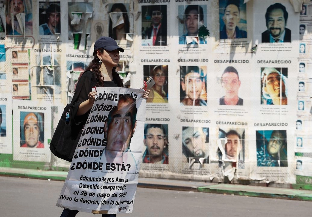 Familiares de desaparecidos durante una protesta en imagen de archivo. Foto 
