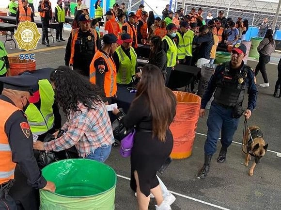 La Unidad Canina de la PBI, destacó, se encuentra en constante actualización de los caninos. Foto SSC