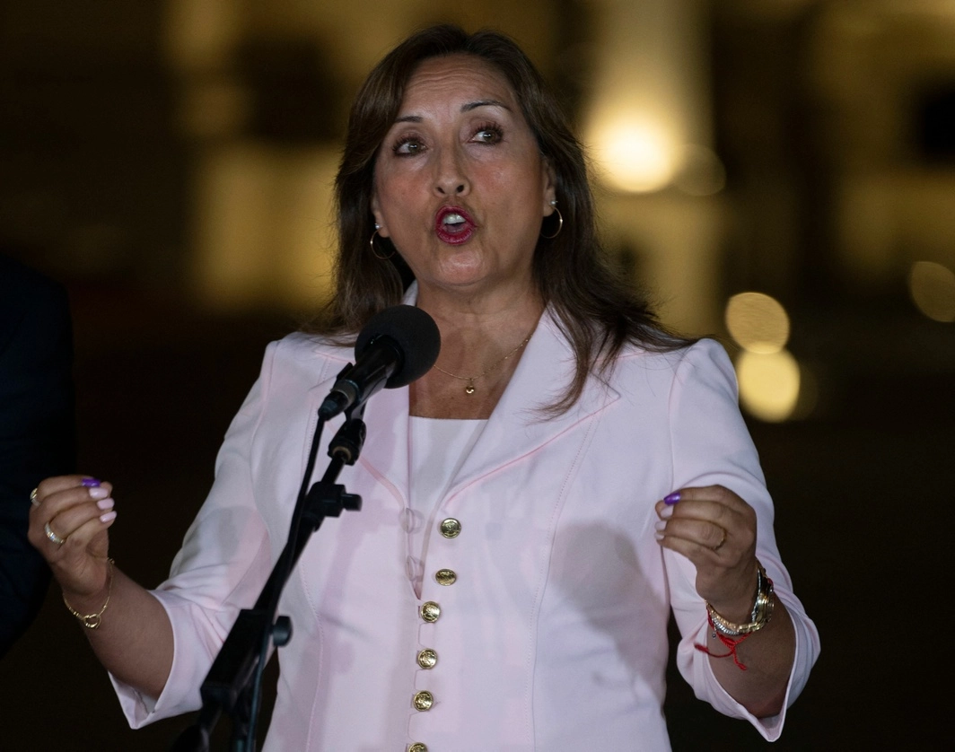 La presidenta de Perú, Dina Boluarte. Foto Afp / Archivo