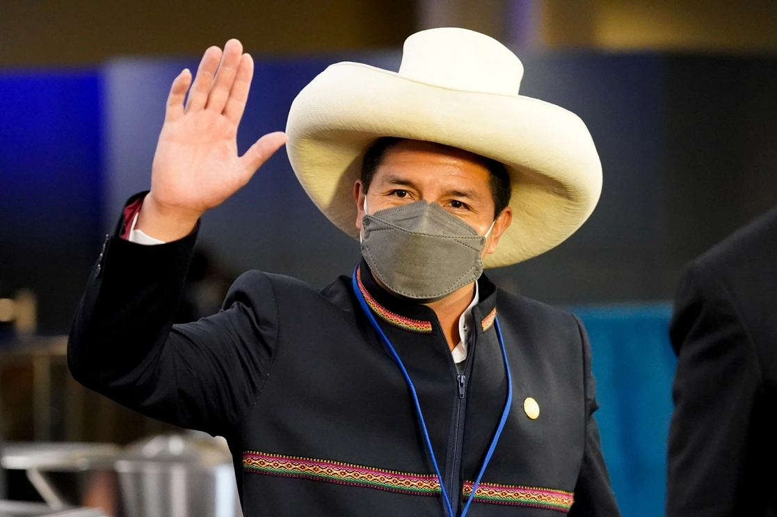El presidente de Perú, Pedro Castillo, anunció una segunda reforma agraria en el país sin expropiaciones. Foto Ap / Archivo