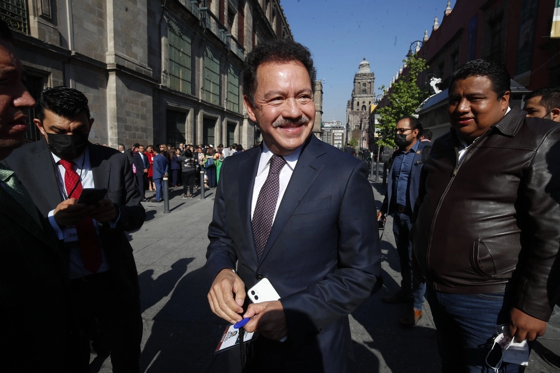 El coordinador de Morena en la Cámara de Diputados, Ignacio Mier. Foto Cristina Rodriguez / Archivo
