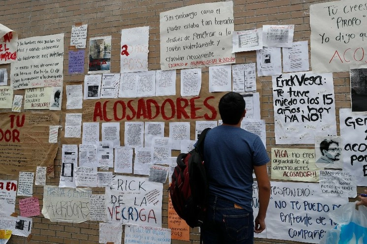 Por demandas relacionadas con violencia de género,  grupos inconformes mantienen tomadas las instalaciones de las Preparatorias 7 y 9, y la Facultad de Filosofía y Letras, en Ciudad Universitaria. Foto: Alfredo Domínguez/ archivo

