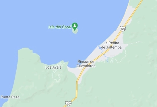 Los participantes del previamente cancelado ‘Motofest’ en Rincón de Guayabitos, Nayarit, hicieron caso omiso a las medidas sanitarias. Foto Tomada de Google Maps
