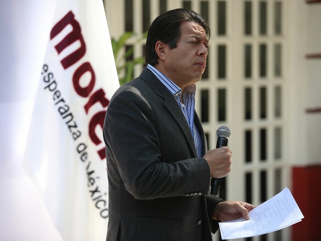 El dirigente nacional de Morena, Mario Delgado. Foto José Antonio López / Archivo