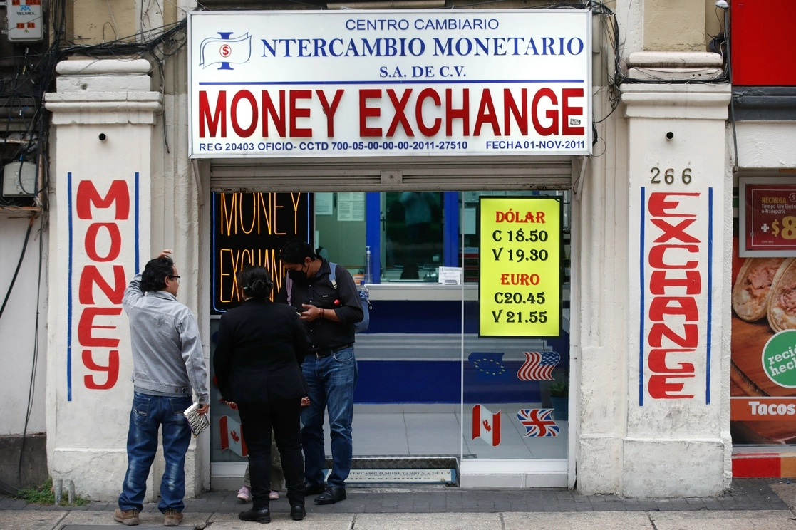 Cotización del dólar en una casa de cambio de la Ciudad de México, en imagen de enero pasado. Foto Víctor Camacho