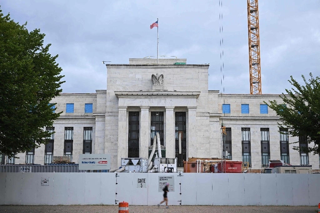 La Reserva Federal de Estados Unidos en Washington, DC, el 16 de septiembre de 2024. Foto Afp
