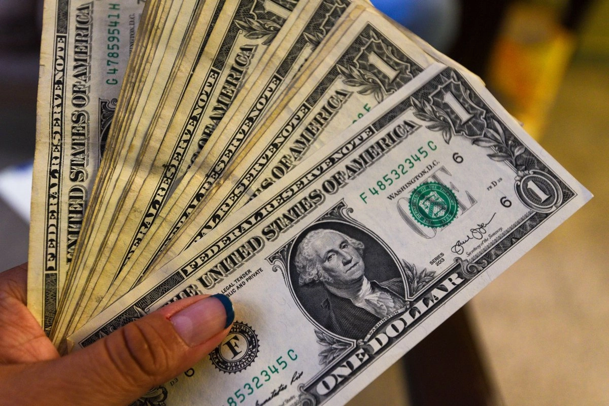 Dólares en una casa de cambio del estado de México. Foto