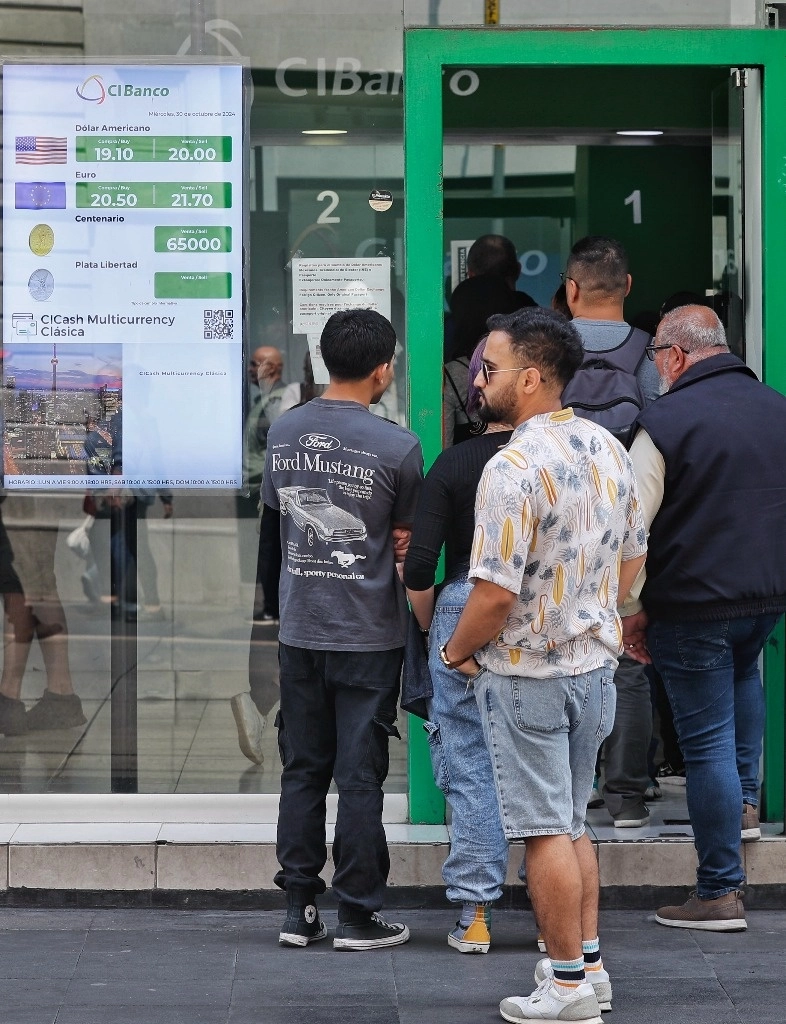 Cotización del dólar en la Ciudad de México, el 30 de octubre de 2024. Foto Marco Peláez