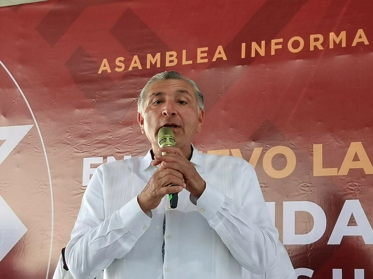 Adán Augusto López llegó a Tamaulipas como parte de la campaña en busca de la candidatura presidencial de Morena. Foto La Jornada