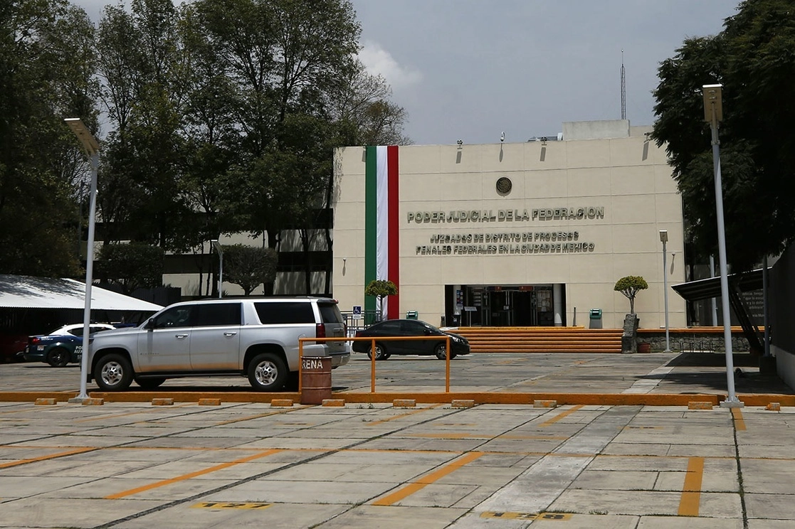 Juzgados en el Reclusorio Oriente en la Ciudad de México. Foto Alfredo Domínguez / Archivo
