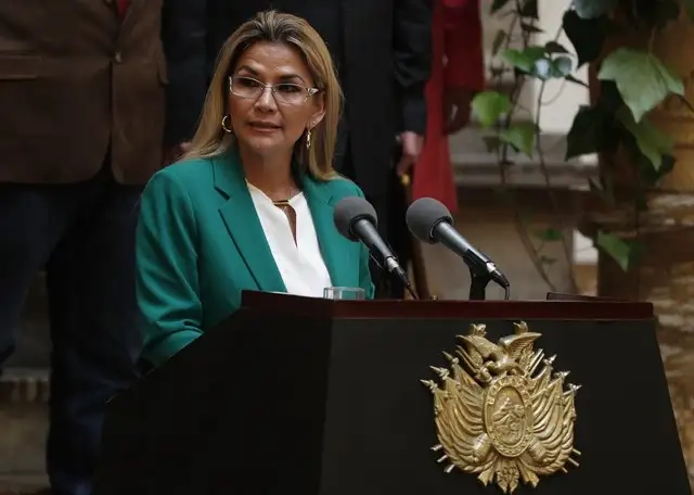 Jeanine Áñez, expresidenta de  de Bolivia en imagen de arhivo. Foto Ap
