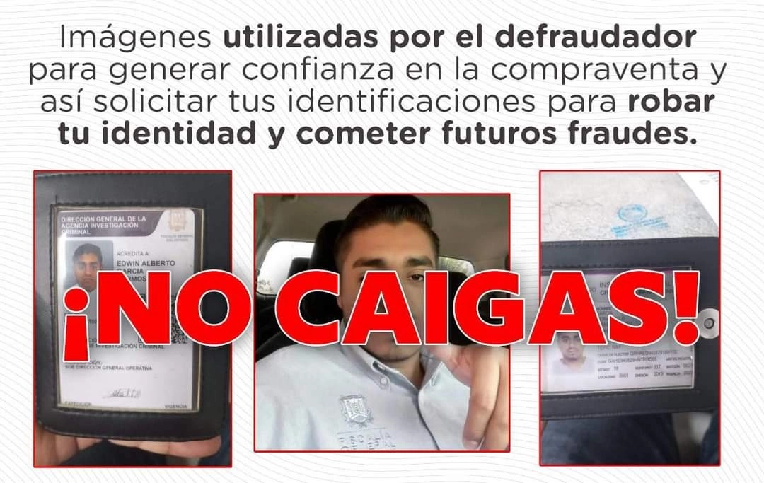 Se han presentado diversas denuncias contra Edwin Alberto García Hermosillo por el delito de fraude en la venta de diferentes objetos electrónicos a través de redes sociales. Foto cortesía Fiscalía General de Nayarit 
