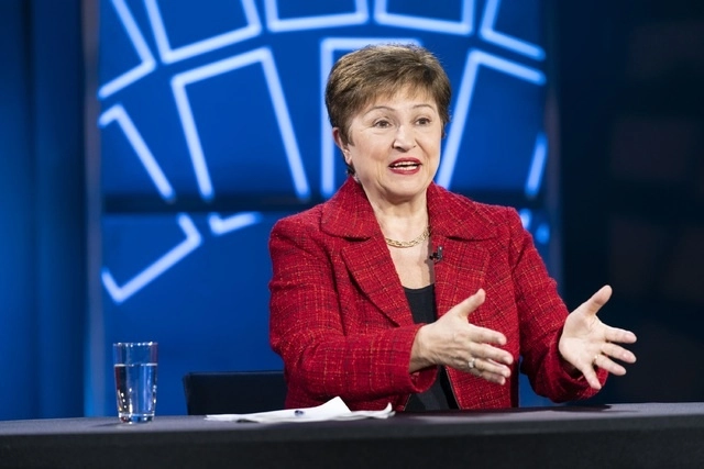 La directora gerente del FMI, Kristalina Georgieva, instó al G20 a acelerar la implementación de un "marco común" para restructurar la deuda de los países pobres. Foto Europa Press / Archivo