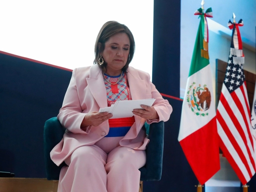Xóchitl Gálvez reconoció que los congresistas estadunidenses, como parte de sus encuentros, la escucharon, pero “para ellos no hay tema más importante políticamente que la migración”. Foto Cristina Rodríguez / Archivo

