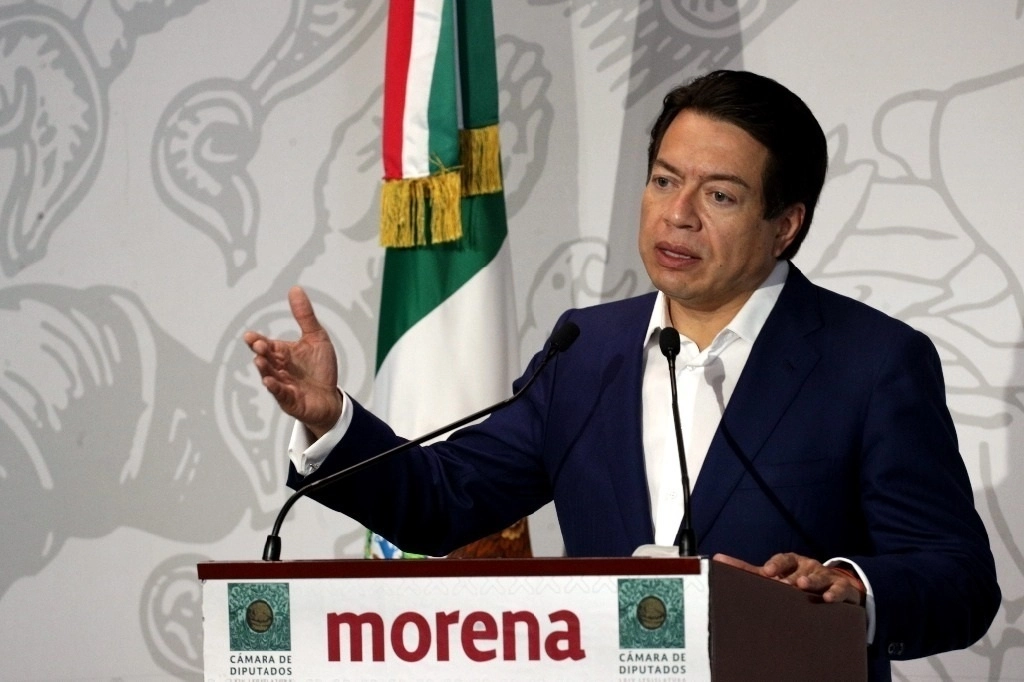 El dirigente nacional de Morena, Mario Delgado. Foto Roberto García Ortiz / Archivo