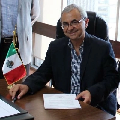 Manuel Vital Couturier, secretario de Desarrollo Sustentable del estado. Foto @ManuelVitalC 