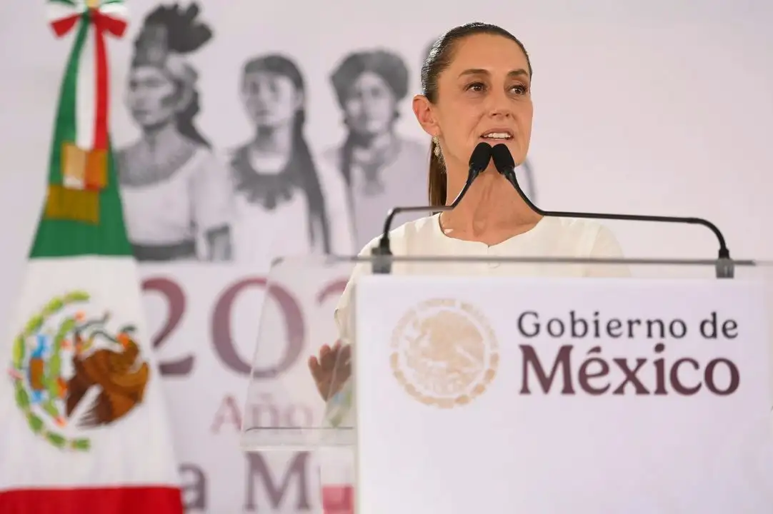 La mandataria federal, Claudia Sheinbaum de gira este 24 de mayo de 2025. Foto