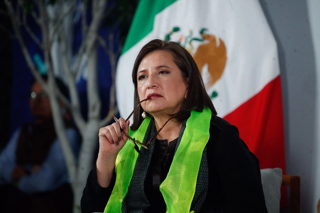 La precandidata presidencial por el PAN, PRI y PRD, Xóchitl Gálvez. Foto Cristina Rodríguez / Archivo  