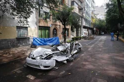 Una calle desolada en la colonia Roma-Condesa en la Ciudad de México. Foto  Marco Peláez /Archivo