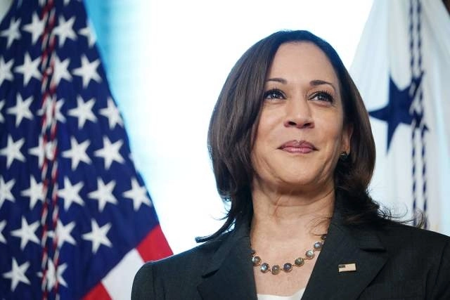 Kamala Harris, vicepresidenta de Estados Unidos anunció una gira de trabajo por México y Guatemala. Foto Afp