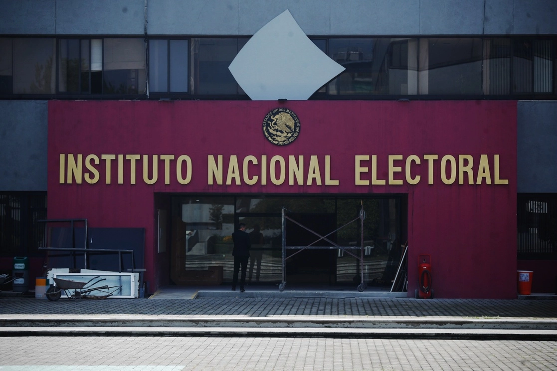 Instalaciones del Instituto Nacional Electoral en la Ciudad de México. Foto Cristina Rodríguez
