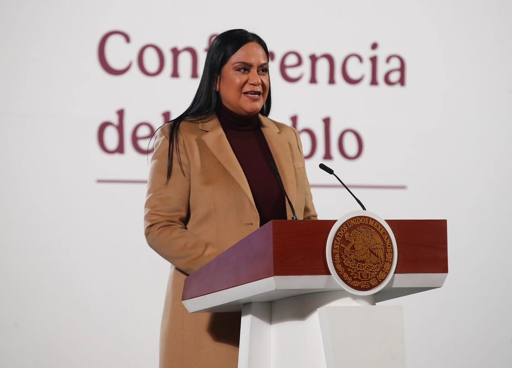 La titular de la Secretaría del Bienestar, Ariadna Montiel en imagen de archivo. Foto 