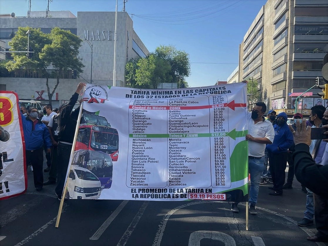 Integrantes del Frente Amplio de Transportistas anunciaron movilización para la próxima semana. Foto Cortesía