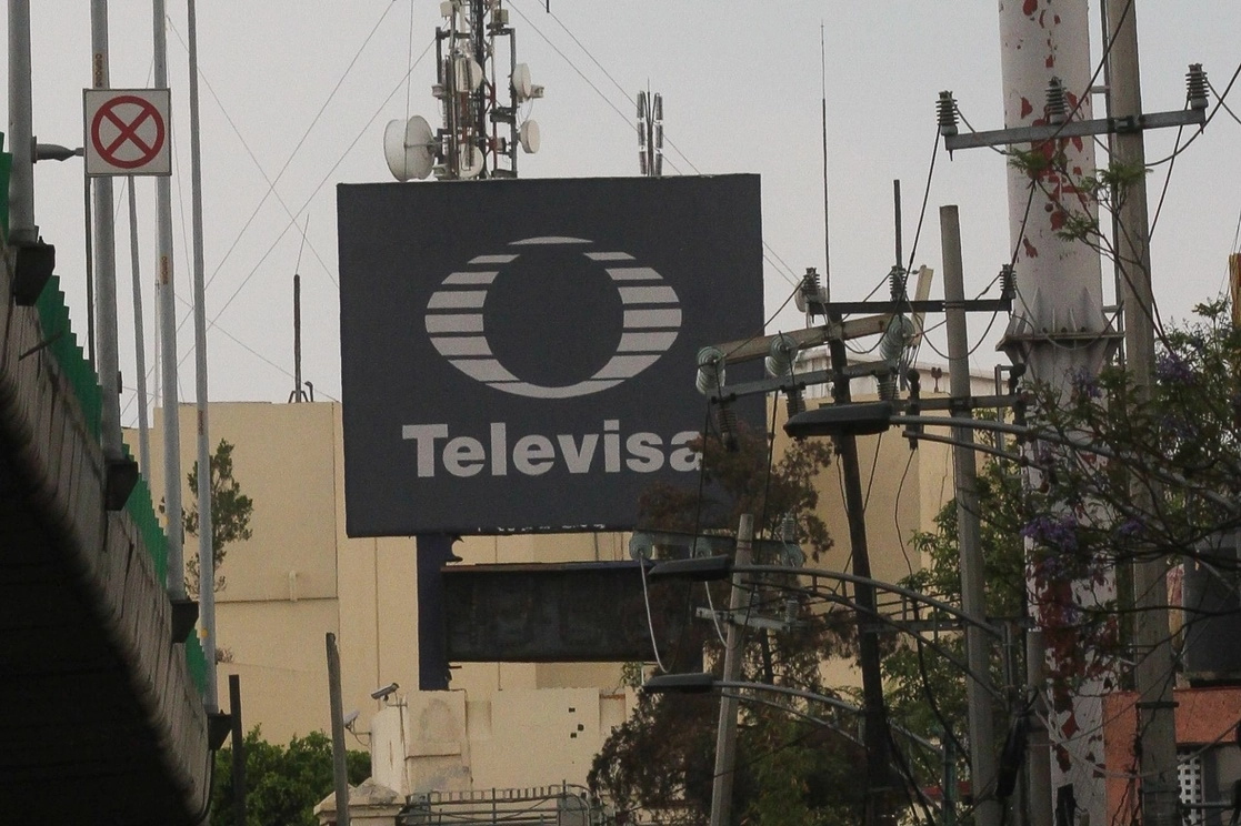 Aspectos de la fachada de Televisa San Ángel. Foto Cuartoscuro / Archivo